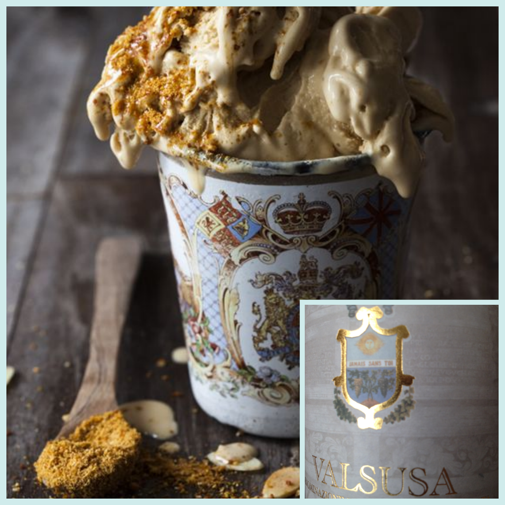  Ice cream in a beautiful cup vini valsusa doc Casa Ronsil.